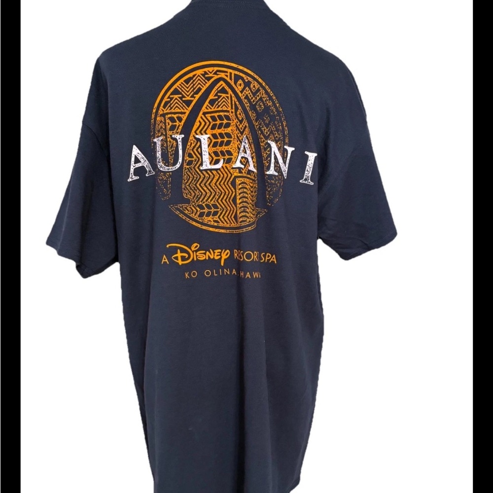 Disney Aulani Resort & Spa Hawaii Large navy Blue Men’s T-shirt Short Sleeve New